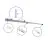 Bright Choice Rail Set 1-Phasen 2 Meter Weiß | incl. Abschlusskappe, Stromanschluss und I-Verbinder